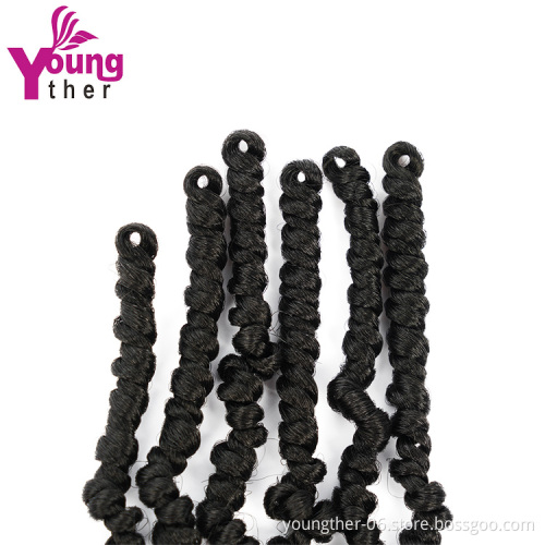 18" 24strands Bomb Nubian Bounce Twist Passion Twist Crochet Hair for Women  Crochet Braids Synthetic Braiding Hair